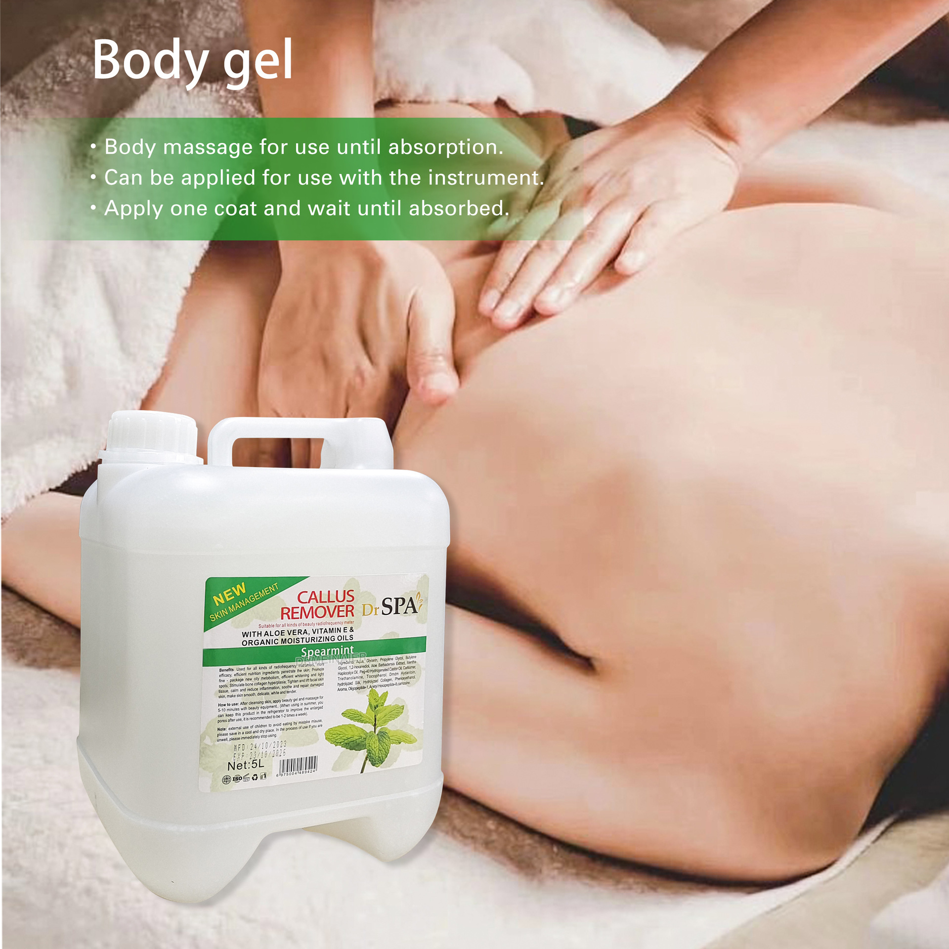 Cross-border body and foot exfoliating gel, a gentle exfoliating gel that softens calluses and peels, cleanses the skin for export details Picture