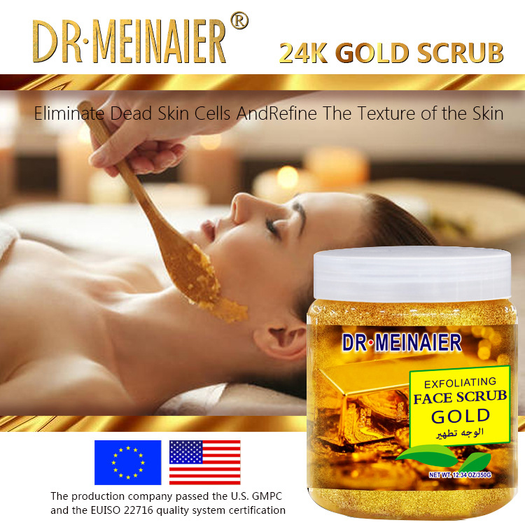 Cross-border exclusive 24K gold Scrub, collagen hydrating, Moisturizing and firming Gold Mask, spreadable mask for export full figure