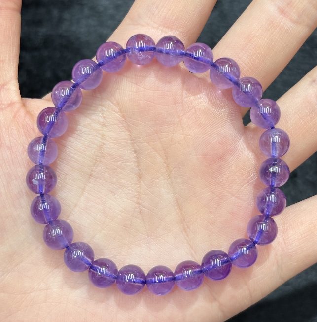 Velvet handicrafts, wedding decoration gifts, high-end handicrafts, gifts, promotional items, creative home ornaments, natural crystal bracelets, amethyst with south red hairstone, natural stone detail image 8