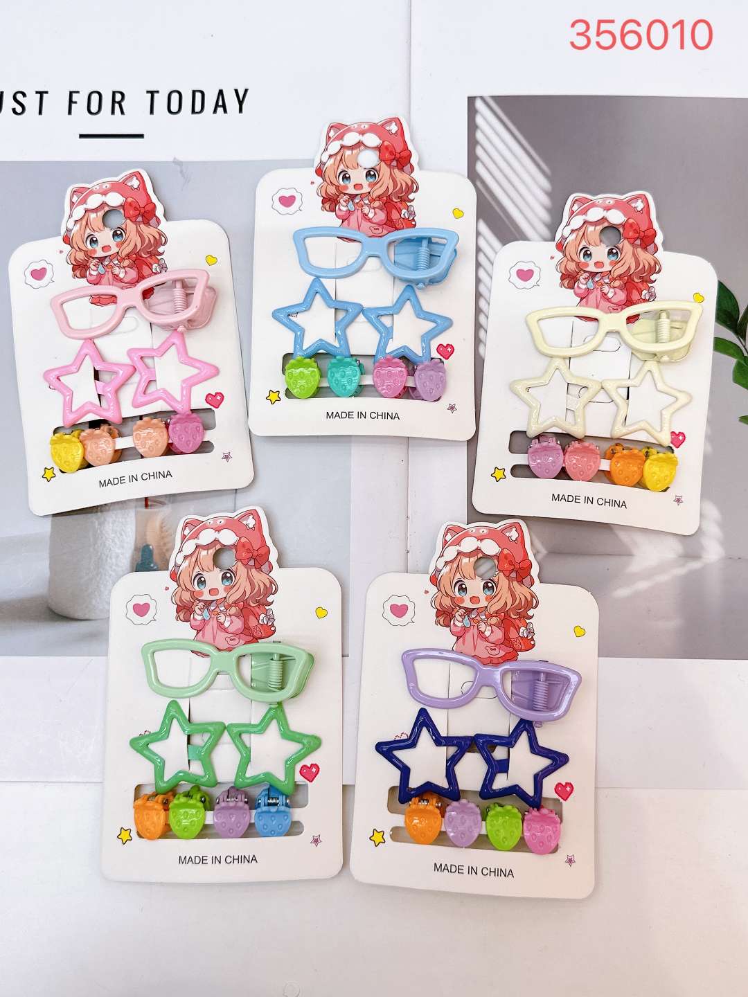 儿童饰品多款可选可爱卡通儿童发夹耳钉手链项链宝宝配饰儿童配件百搭款式多样详情图5