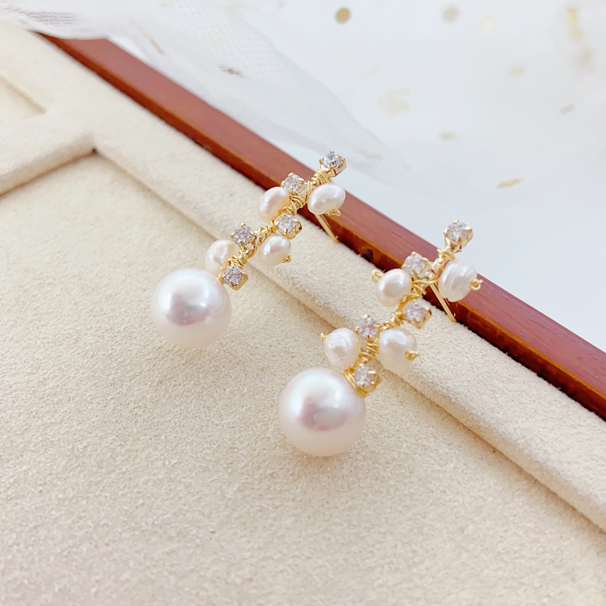 饰品/耳饰/耳钉/3对耳钉/滴油产品图