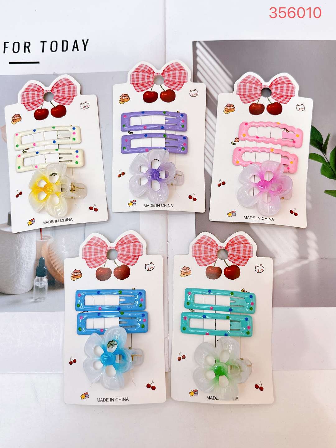 儿童饰品多款可选可爱卡通儿童发夹耳钉手链项链宝宝配饰儿童配件百搭款式多样详情图3