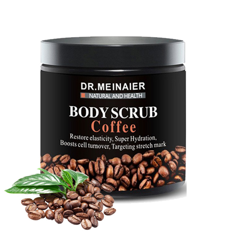 Cross-border exclusive coffee firming massage sea salt gentle exfoliating dead skin body scrub wholesale for export details Picture