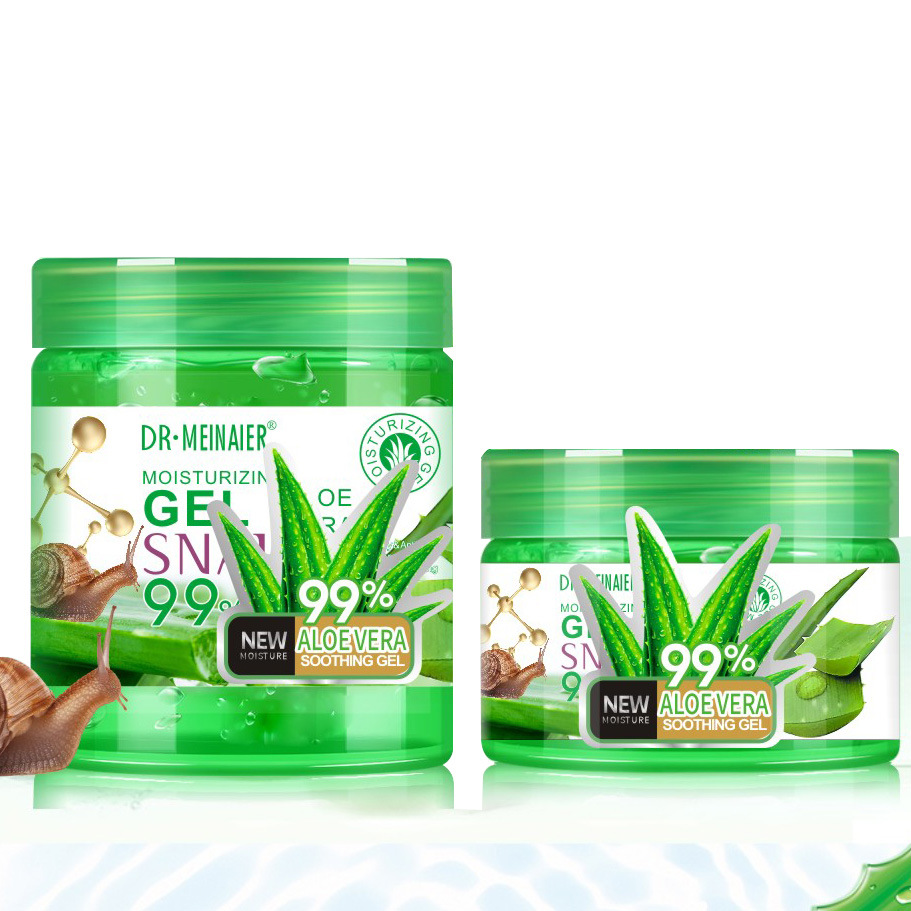 Cross-border snail aloe Vera gel Moisturizing Application leave-in Mask, night Moisturizing Repair cream, Aloe vera gel for export Application Scenario