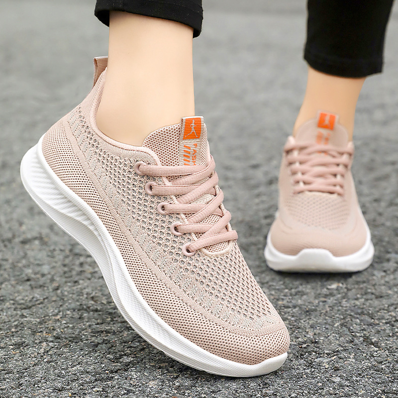 New women's shoes, summer sports shoes, women's bestsellers, versatile, breathable, soft-soled, shock-absorbing, lightweight running shoes and sneakers full figure