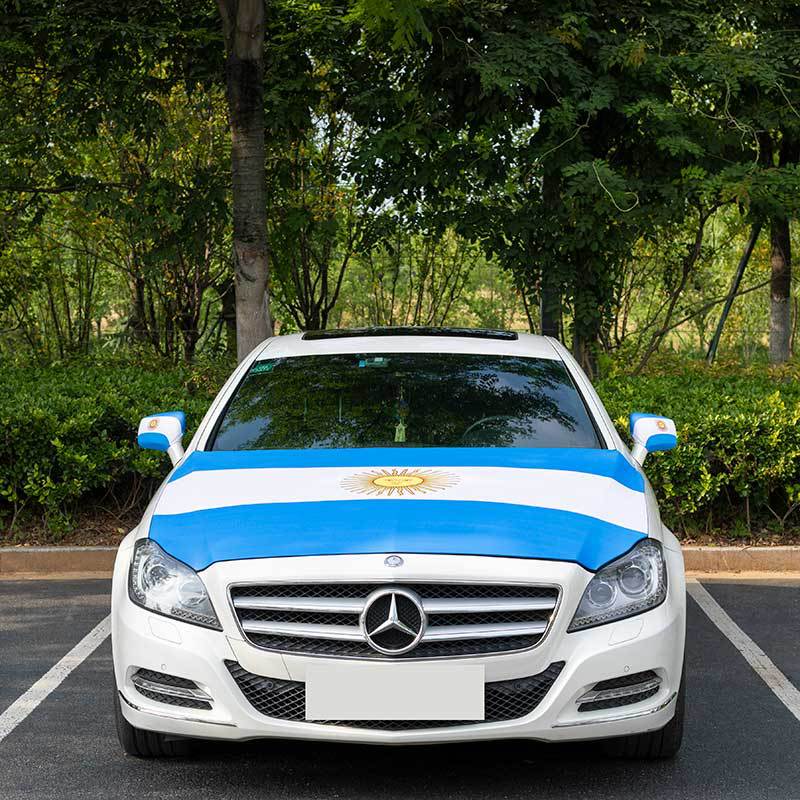 创栋旗帜2026美加墨世界杯汽车引擎盖涤纶墨西哥车盖套车盖旗汽车后视镜套详情16