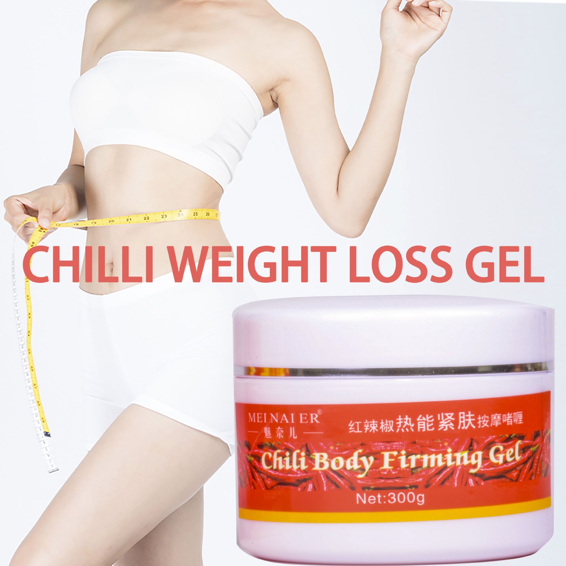Cross-border exclusive red chili firming Cream for abdominal slimming, leg tightening, abdominal heating, full-body massage Gel 300g Application Scenario