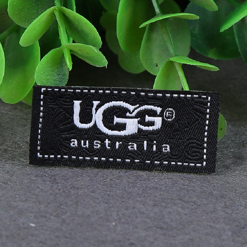 精美水洗标家纺服装辅料补丁布贴简约字母布标