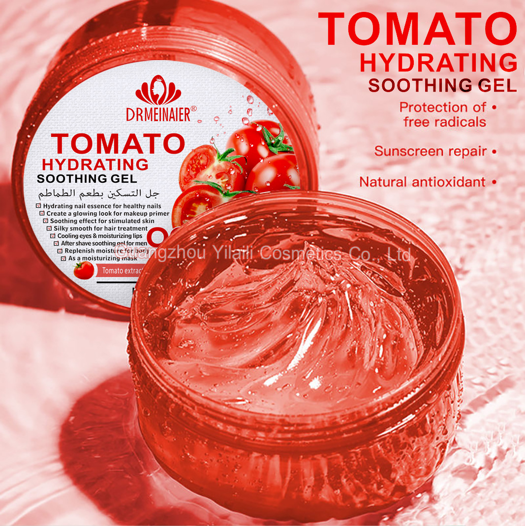 Cross-border tomato gel 300g Hydrating Aloe Vera Gel Moisturizing Sleep Mask Repair Gel direct sales from foreign trade factory full figure