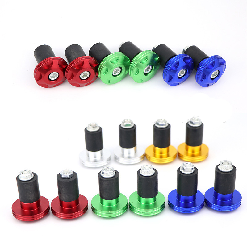 Handlebar plug, motorcycle parts, handlebar plug, aluminum alloy shock-absorbing balance block, plug, universal plug details Picture