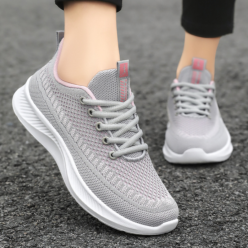 New women's shoes, summer sports shoes, women's bestsellers, versatile, breathable, soft-soled, shock-absorbing, lightweight running shoes and sneakers details Picture