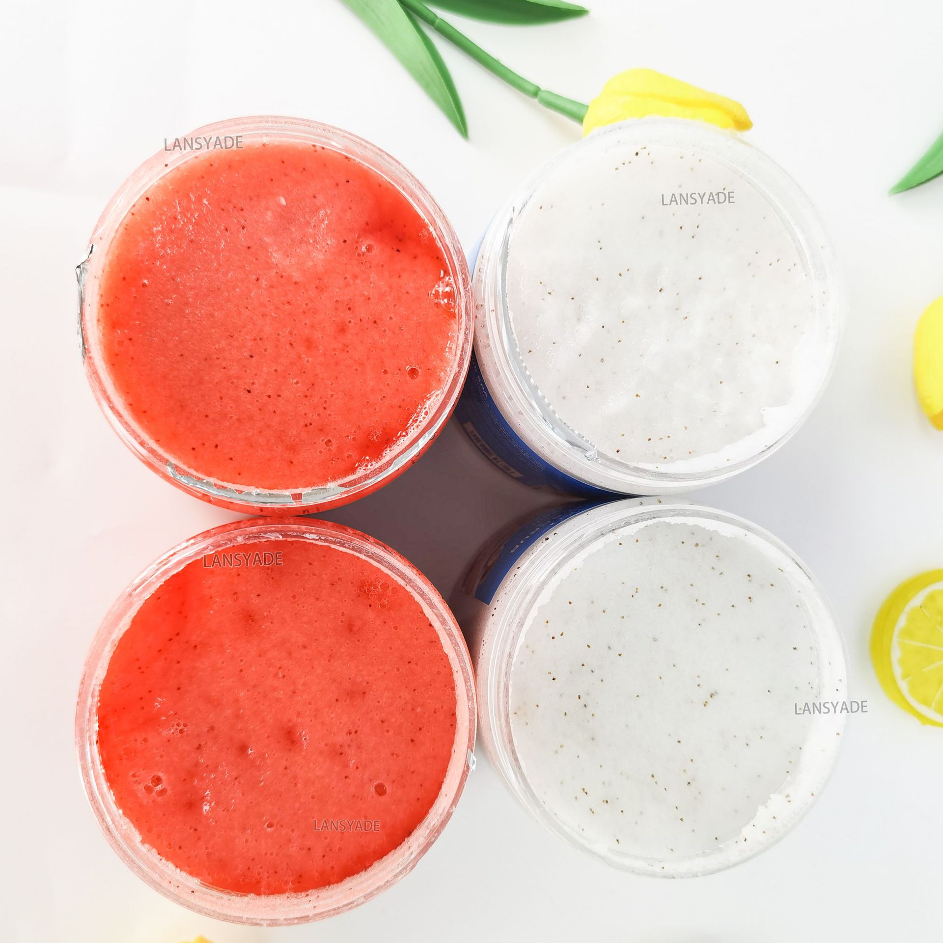 Cross-border foot scrub, bath salt, fruit fragrance scrub, body for removing chicken skin, cleaning calluses, exfoliating wet salt Application Scenario