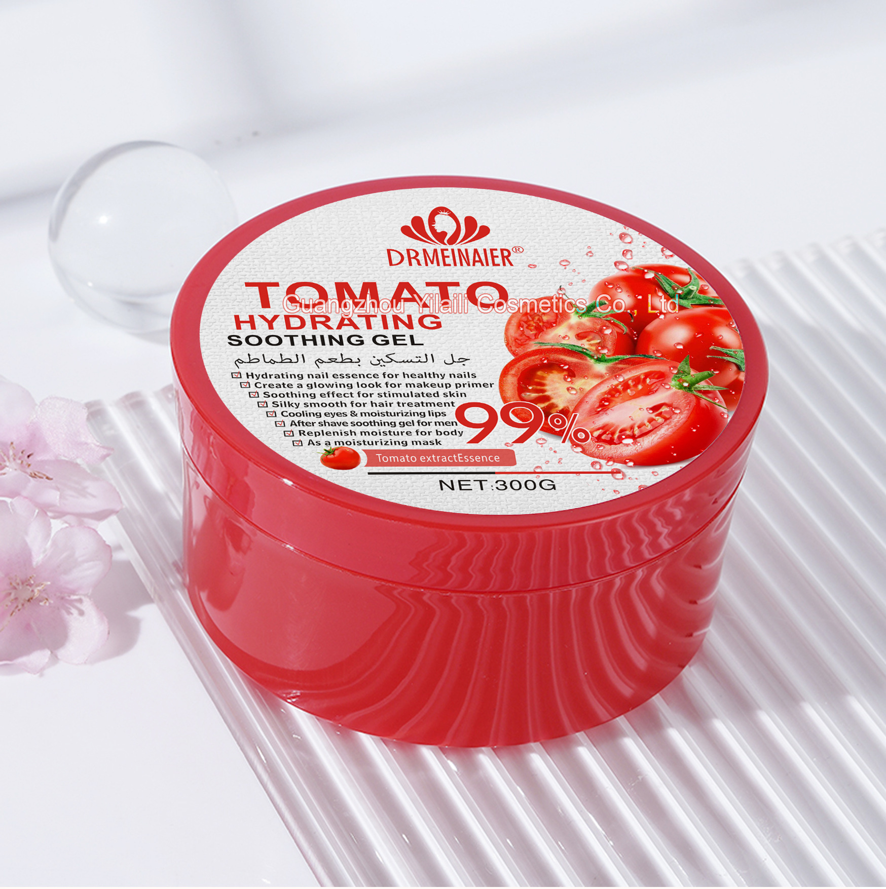 Cross-border tomato gel 300g Hydrating Aloe Vera Gel Moisturizing Sleep Mask Repair Gel direct sales from foreign trade factory Application Scenario