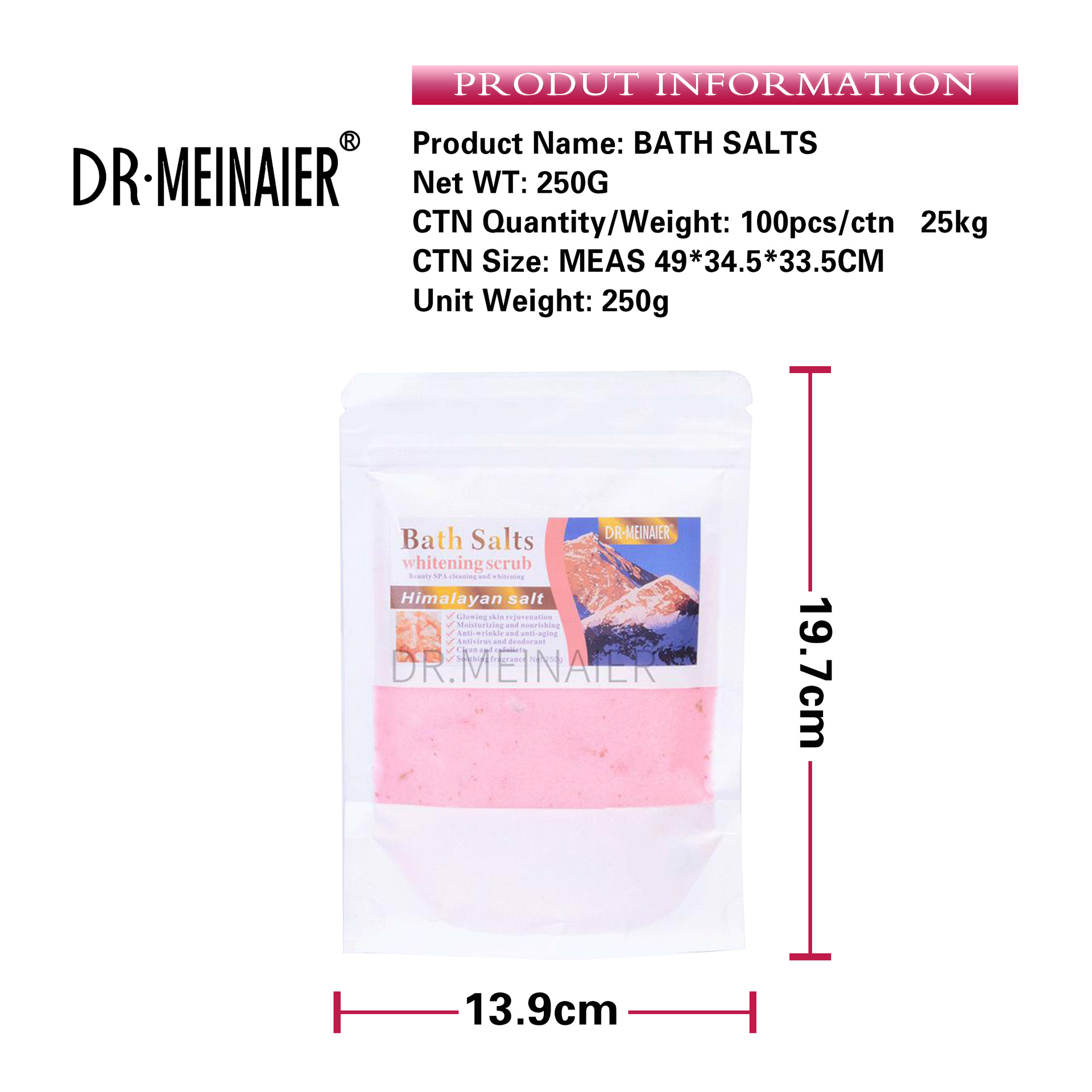 Cross-border Petal Scented Sea Salt Body Scrub Bath Salt 250g, bath exfoliating, Cleansing and smoothing, wholesale for export Application Scenario