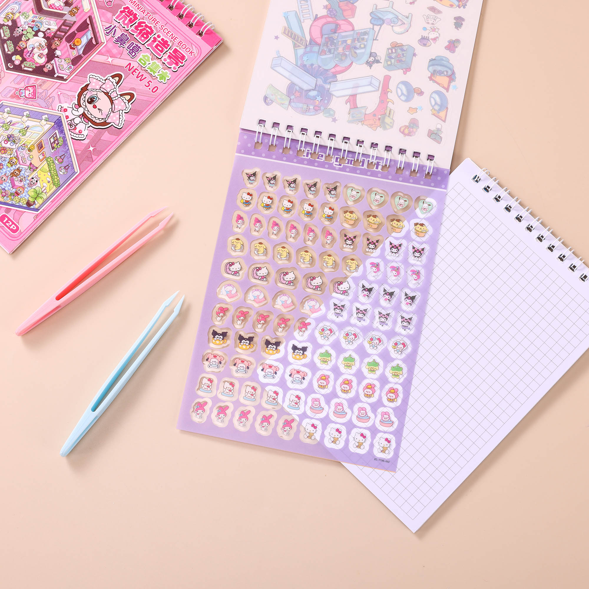 创意贴纸实物图