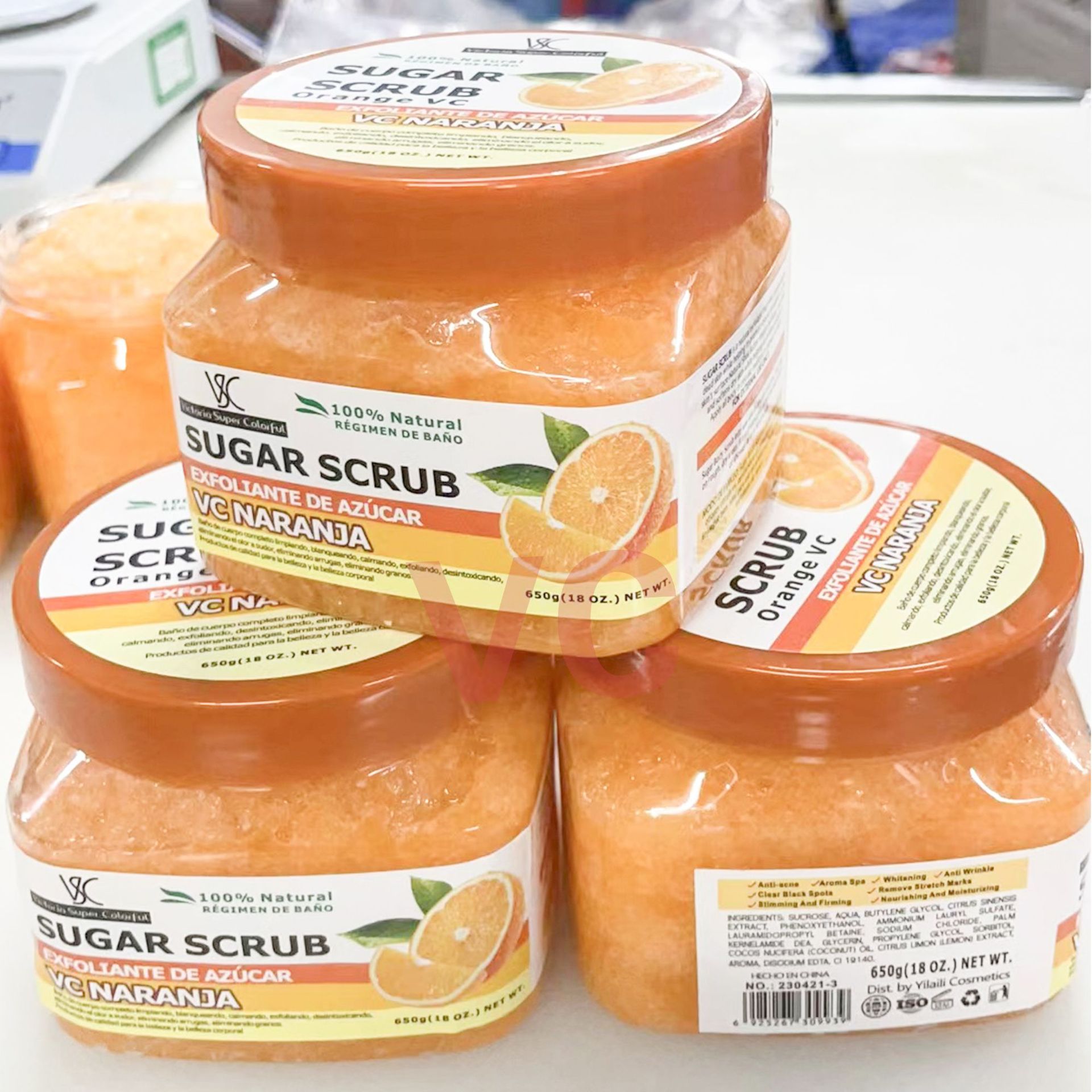 Cross-border natural pure sugar granulated sugar premium fruit fragrance Bath, moisturizing, exfoliating bath salt for full-body skin care Application Scenario