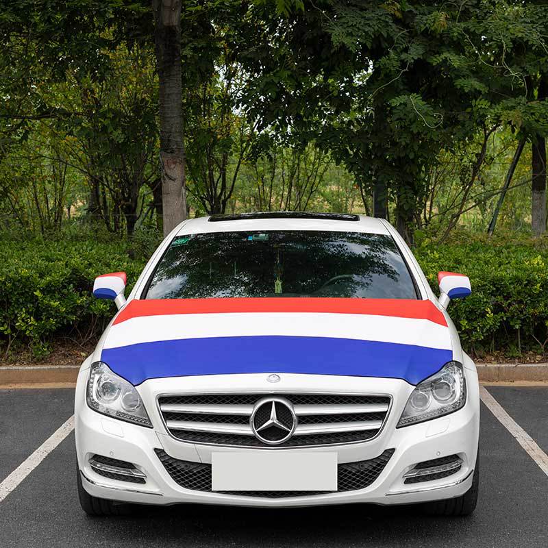 创栋旗帜2026美加墨世界杯汽车引擎盖涤纶墨西哥车盖套车盖旗汽车后视镜套详情11