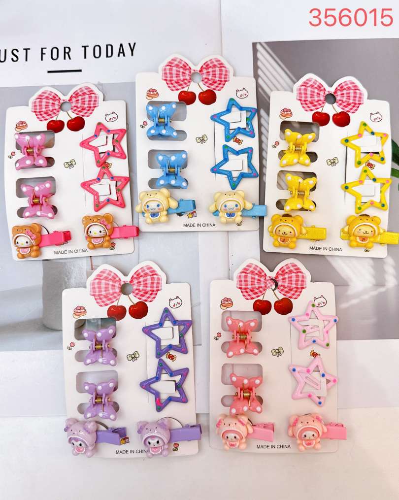 儿童饰品多款可选可爱卡通儿童发夹耳钉手链项链宝宝配饰儿童配件百搭款式多样细节图