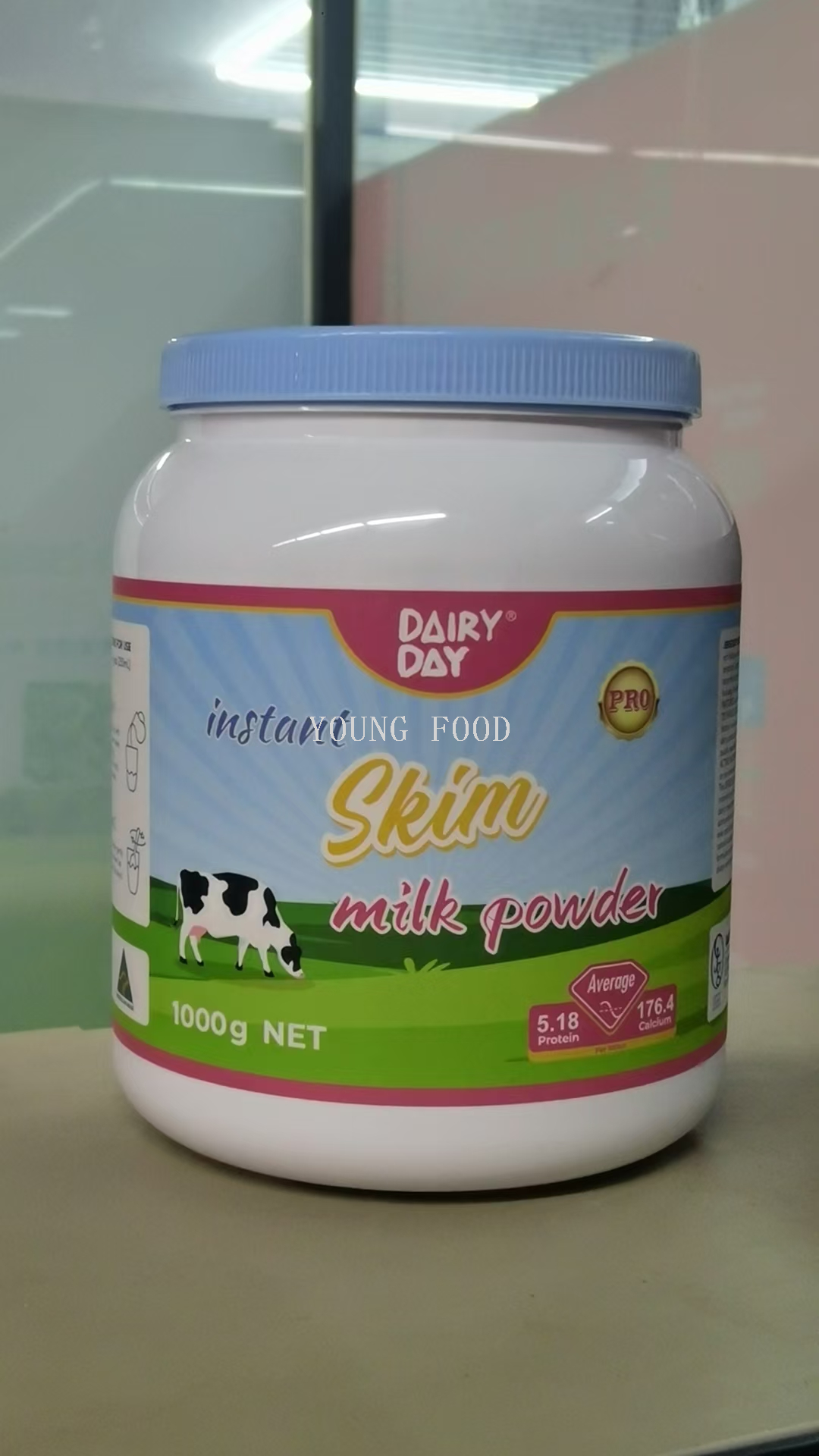 Free shipping! Australian imported Dairy day Skim milk powder with high calcium and protein content, 1kg whole fat pic 16