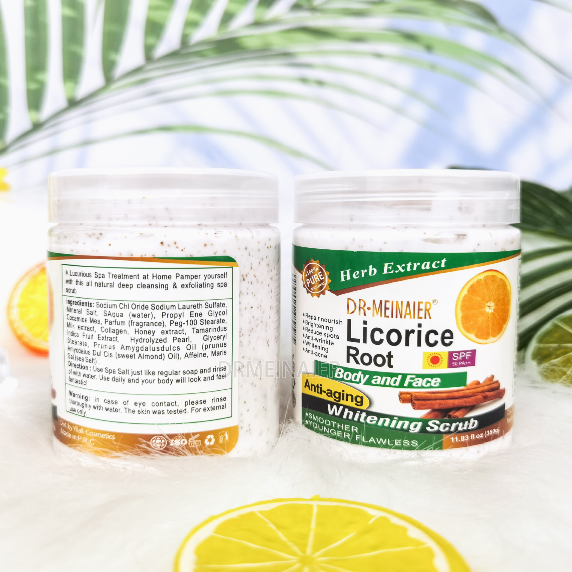 Cross-border licorice Scrub Facial and body exfoliating, moisturizing, smoothing, cleansing, exfoliating and deep cleansing skin care products Application Scenario