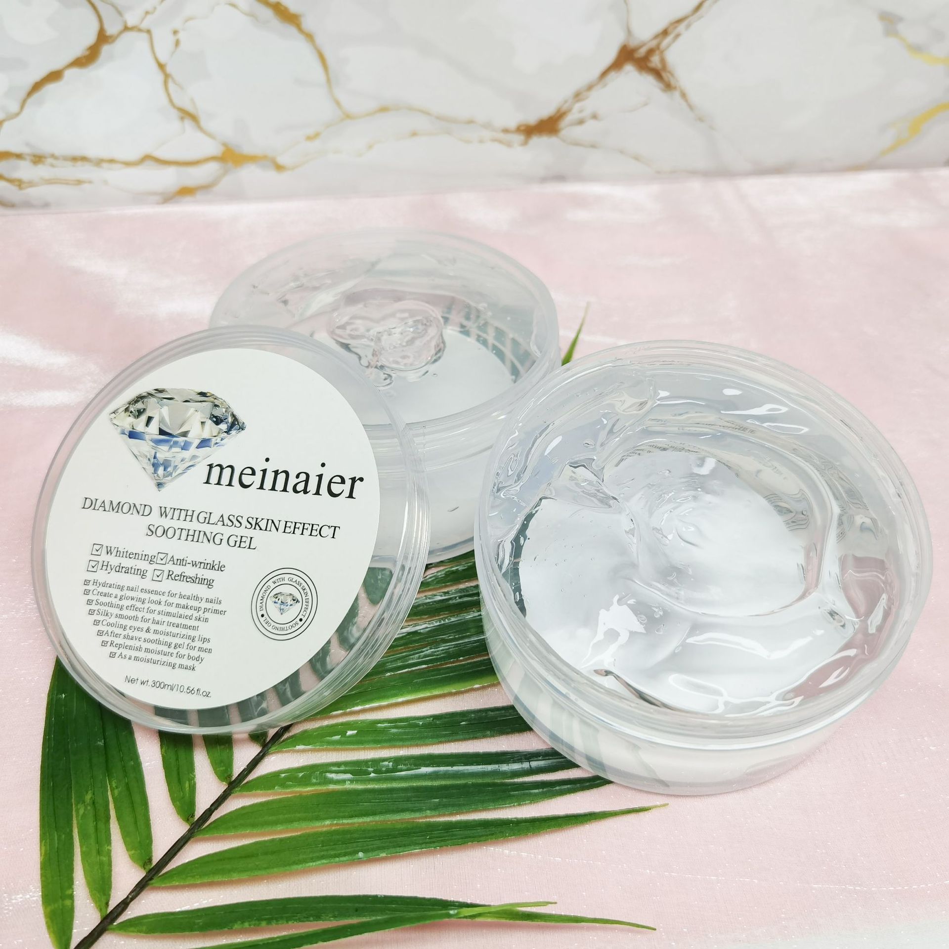Cross-border exclusive Meinaire Diamond Gel Refreshing, Moisturizing, Nourishing, Beautifying and Pore-shrinking Skin Care Cream Specification drawing