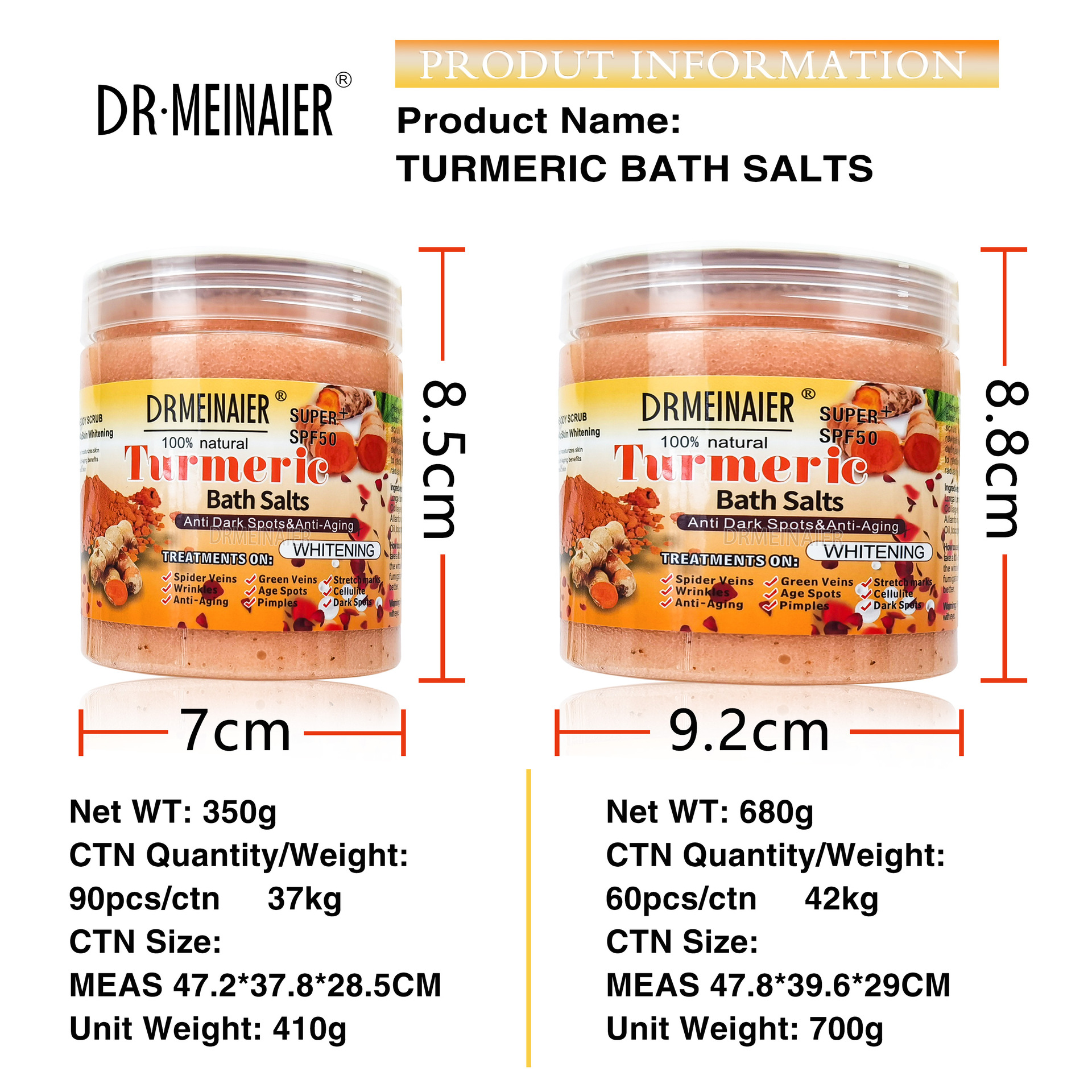 Cross-border turmeric wet bath salt, exfoliating bath salt, chicken skin removal, skin rejuvenation, scrubbing, dead skin removal, moisturizing and exfoliating salt Application Scenario