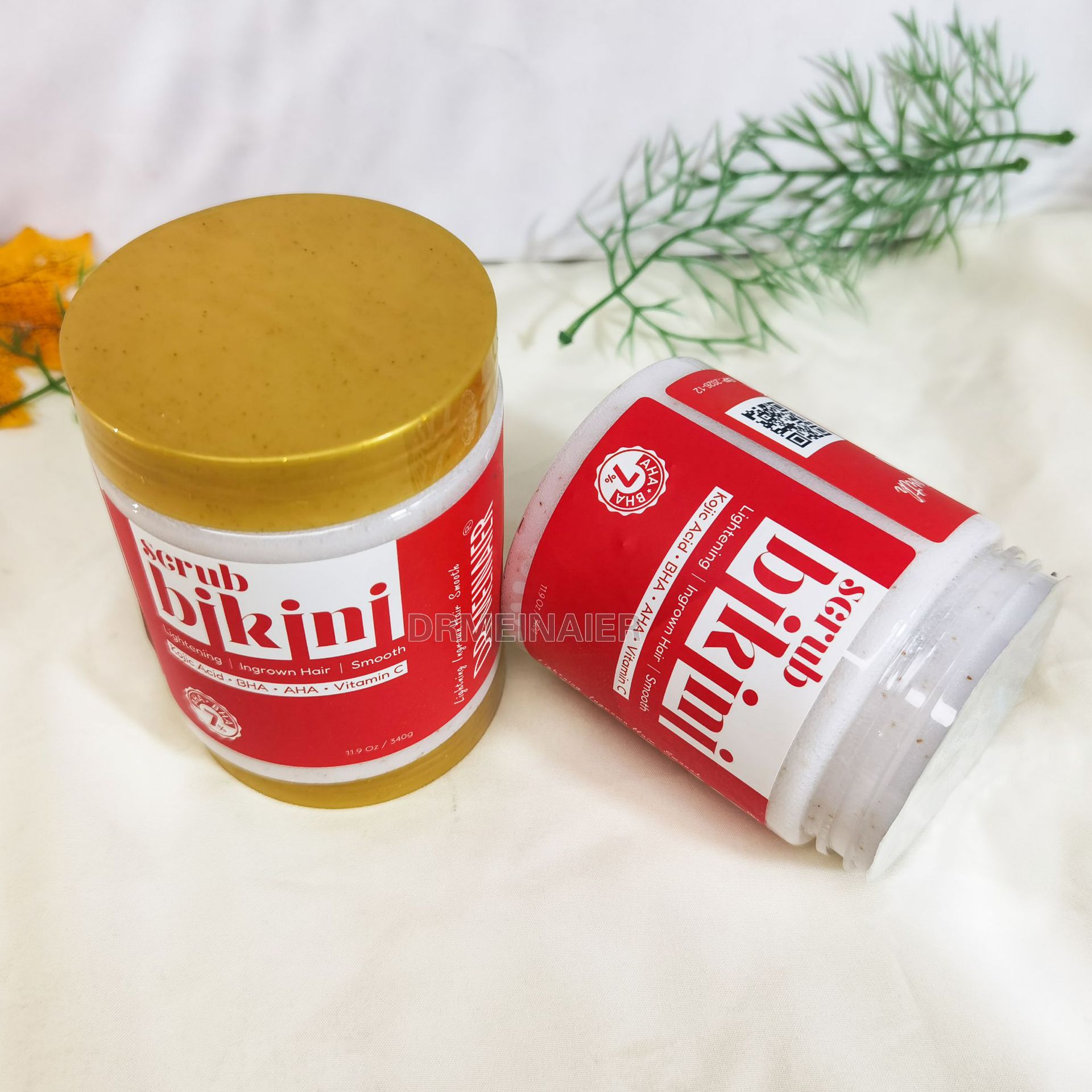 Cross-border foreign trade chicken skin removal moisturizing exfoliating sugar bath salt deeply cleanses the skin soft and smooth bikini exfoliating bath salt Specification drawing