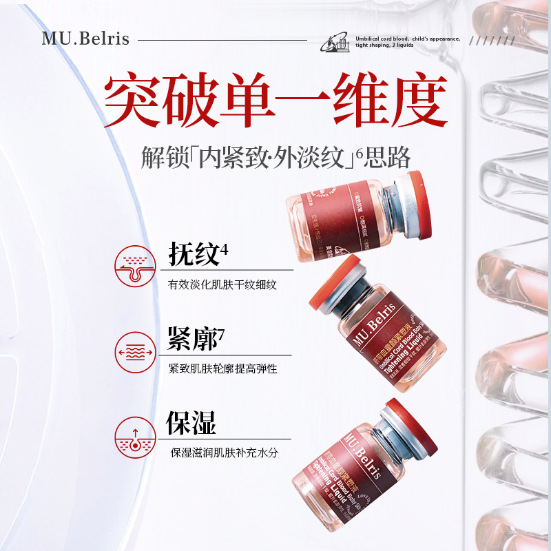 MU.Belris Sheep placenta Precursor Gel Collagen Liquid tightens, reduces wrinkles, lifts, and makes the skin tender and smooth Application Scenario
