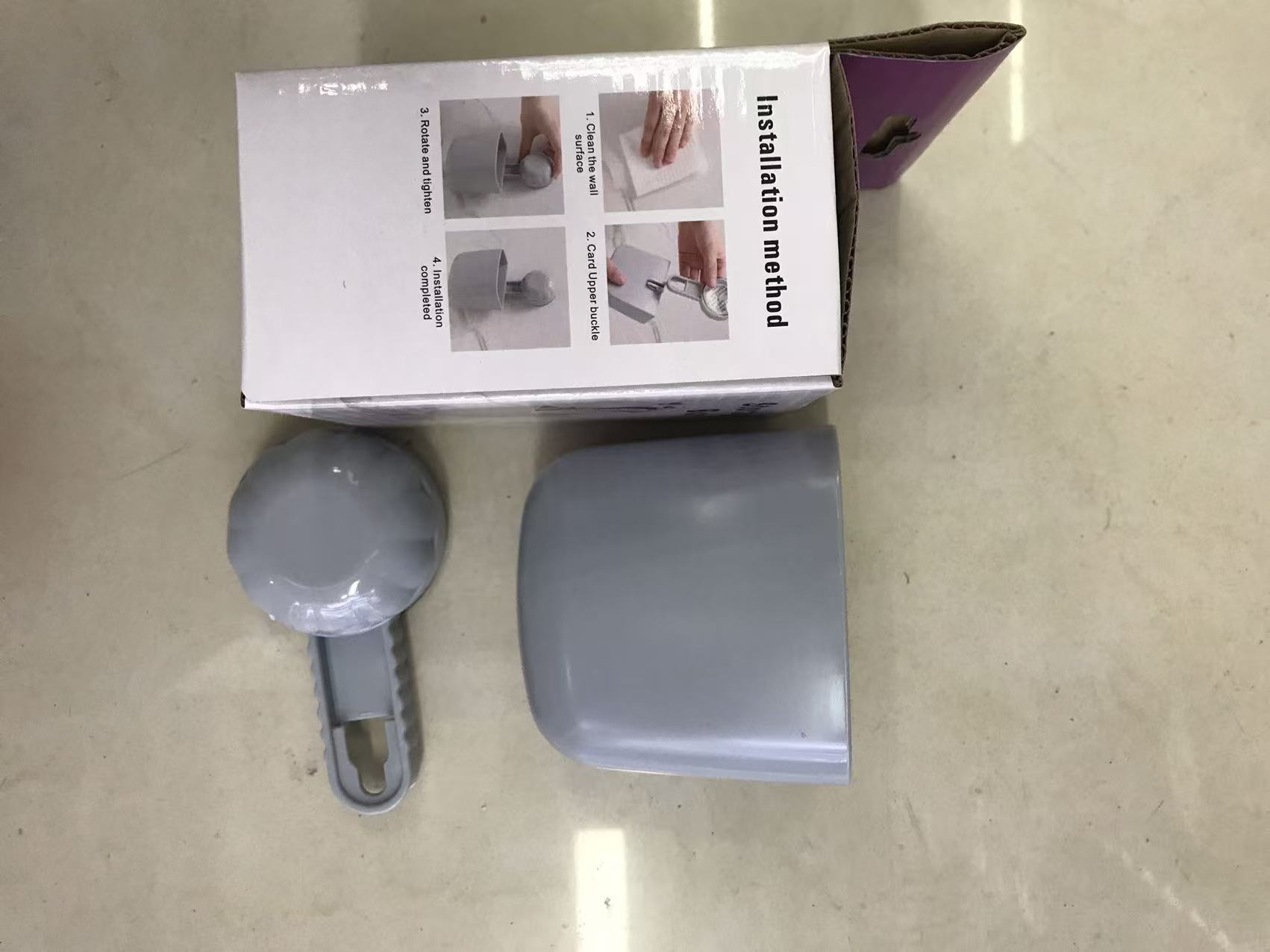 تركيب مرحاض بلاستيكي للحمام وغسلة نظيفة بدون ثقوب Item Picture