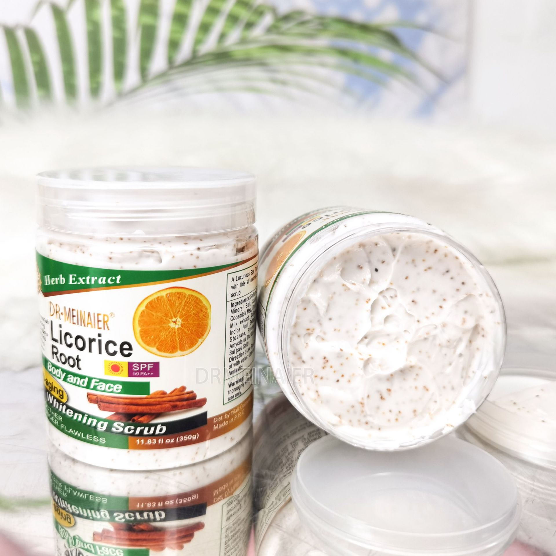 Cross-border licorice Scrub Facial and body exfoliating, moisturizing, smoothing, cleansing, exfoliating and deep cleansing skin care products details Picture