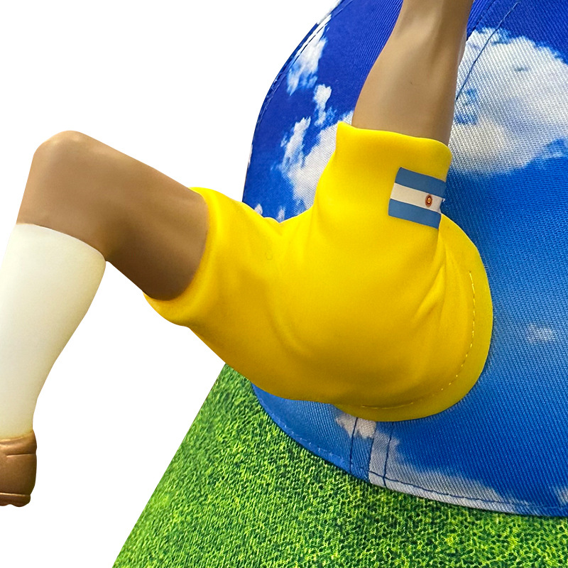 Chuangdong Flag 2026 World Cup Fan Products for the US, Canada and Mexico, fan baseball caps, 3D star players playing football, DIY baseball caps customization Specification image