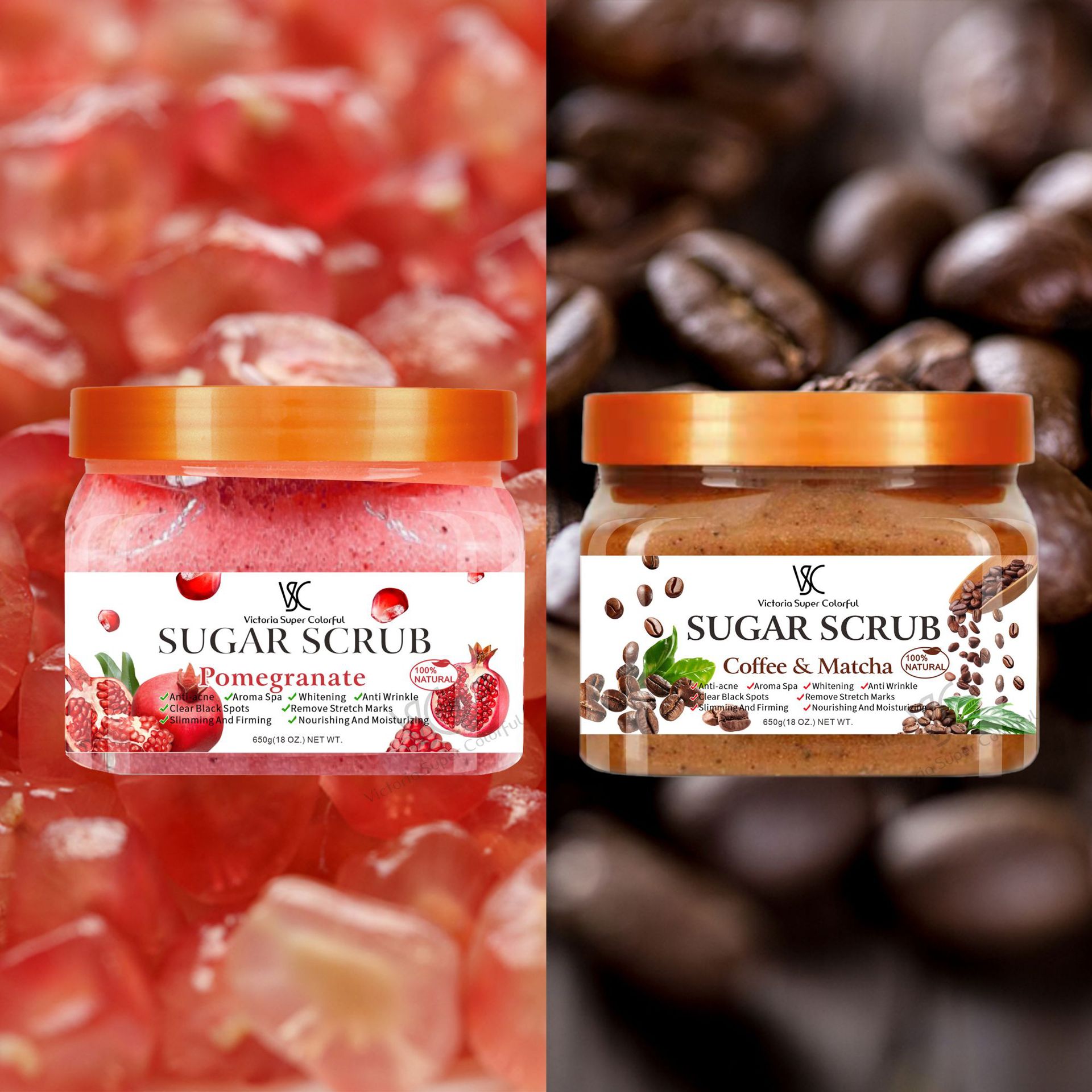 Cross-border natural pure sugar scrub, premium fruit fragrance Bath, Moisturizing, Exfoliating bath salt, body bath salt Application Scenario