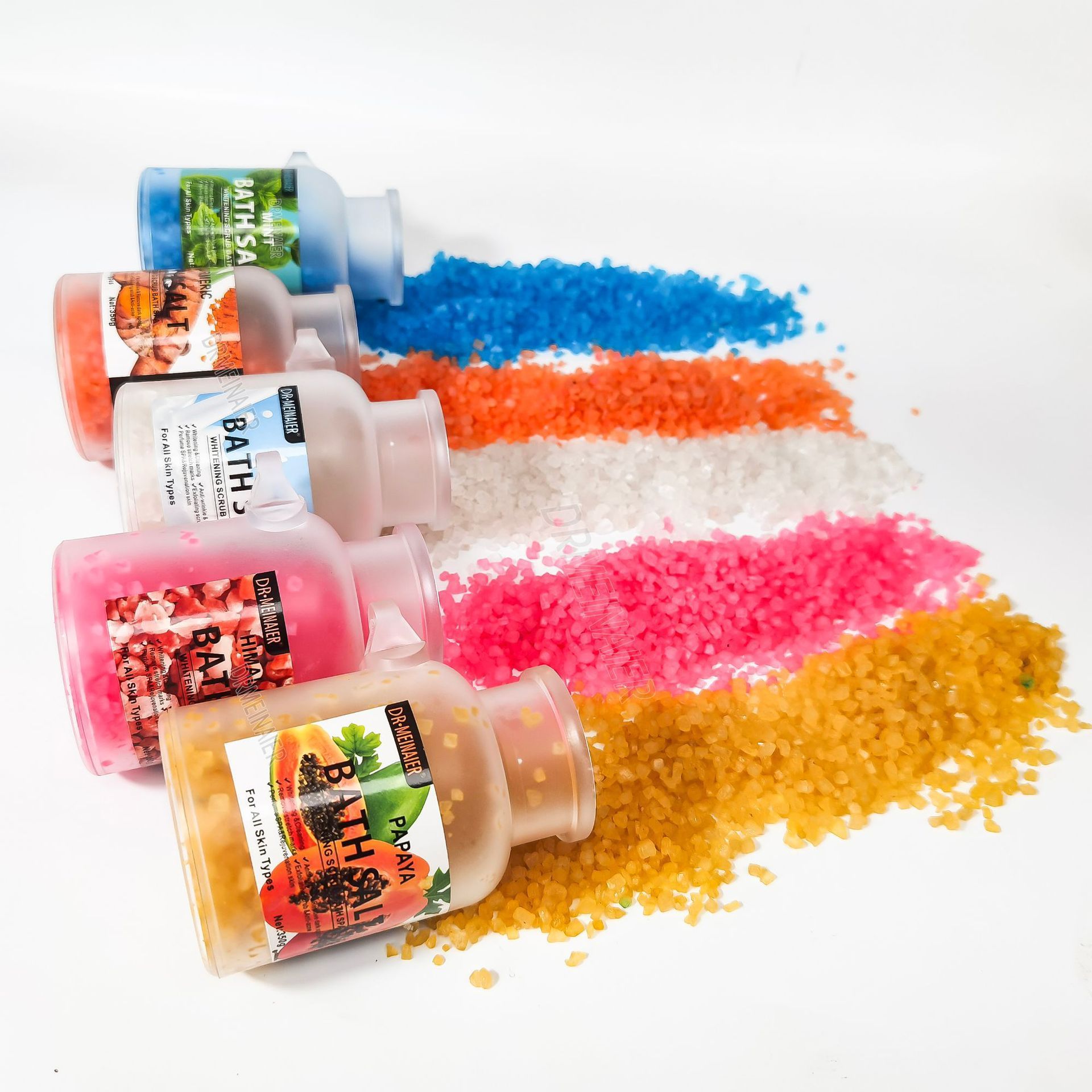 Cross-border coarse bath salt, moisturizing scrub coarse salt, Himalayan crystal salt, bath exfoliating bath salt for export wholesale details Picture