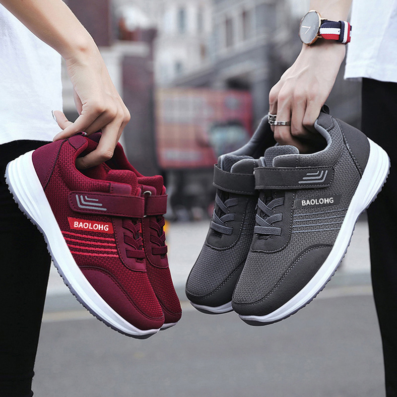 The new spring 2025 hiking shoes are comfortable soft-soled sports shoes for middle-aged and elderly people running and couples details Picture
