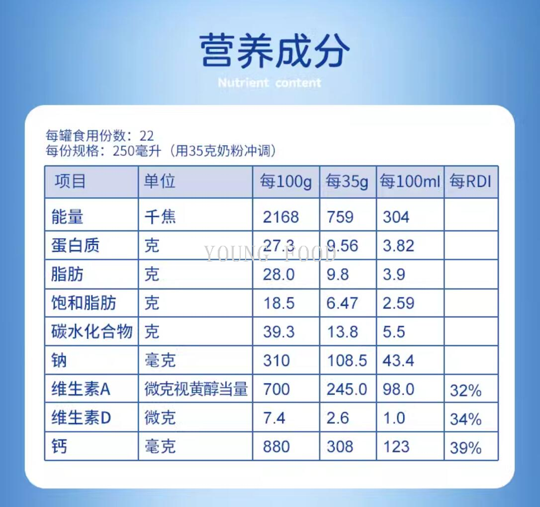 Free shipping! Australian imported Dairy day Skim milk powder with high calcium and protein content, 1kg whole fat pic 13