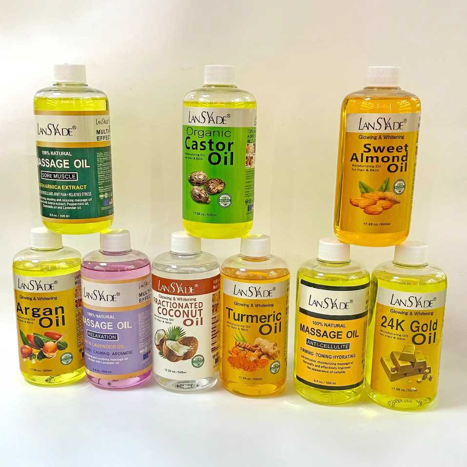 Cross-border castor skin Moisturizing essential Oil 500ml, Moroccan massage turmeric oil for export wholesale details Picture