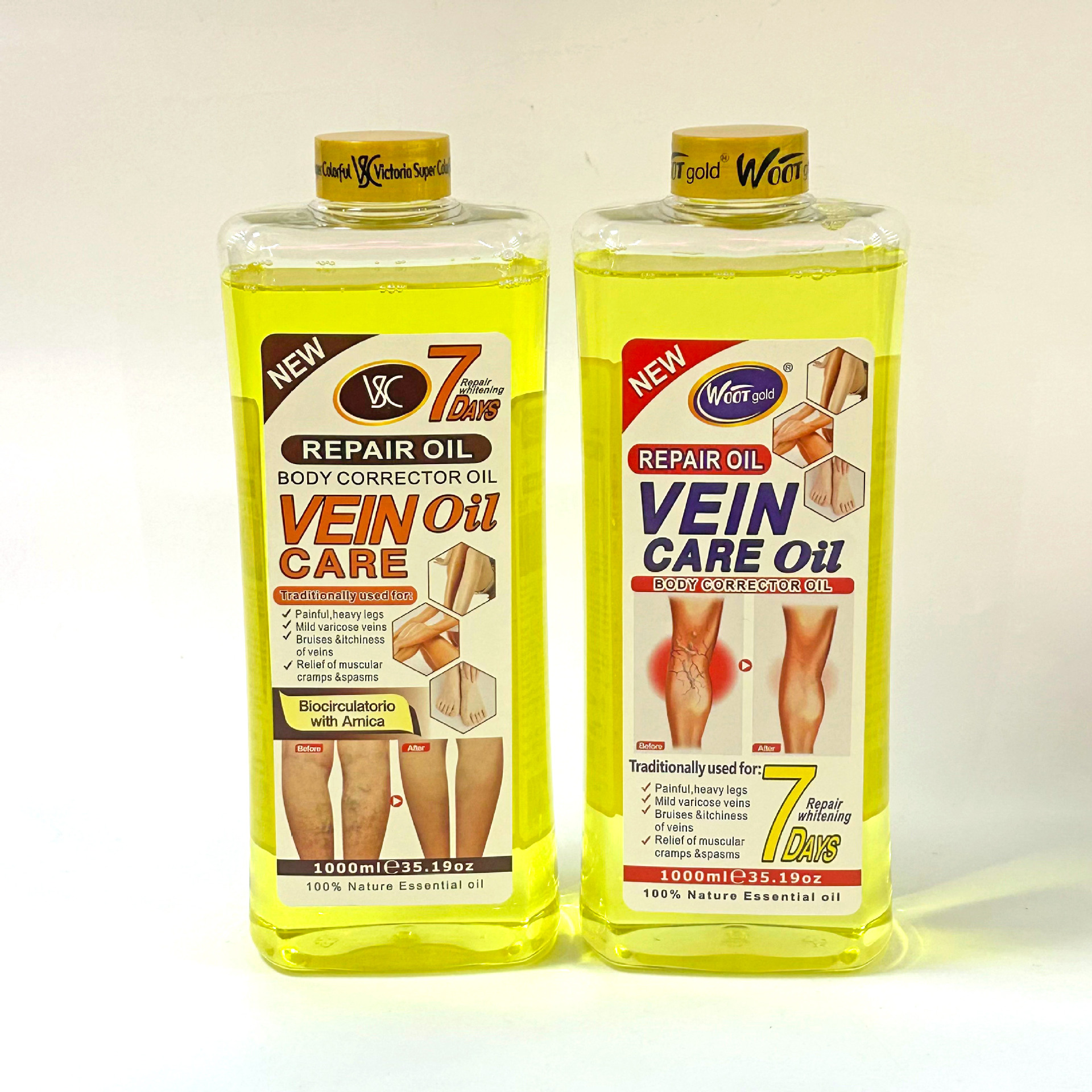 Cross-border trade WOOTgold Leg Massage Oil 1000ml Massage Essential Oil wholesale trade Item Picture