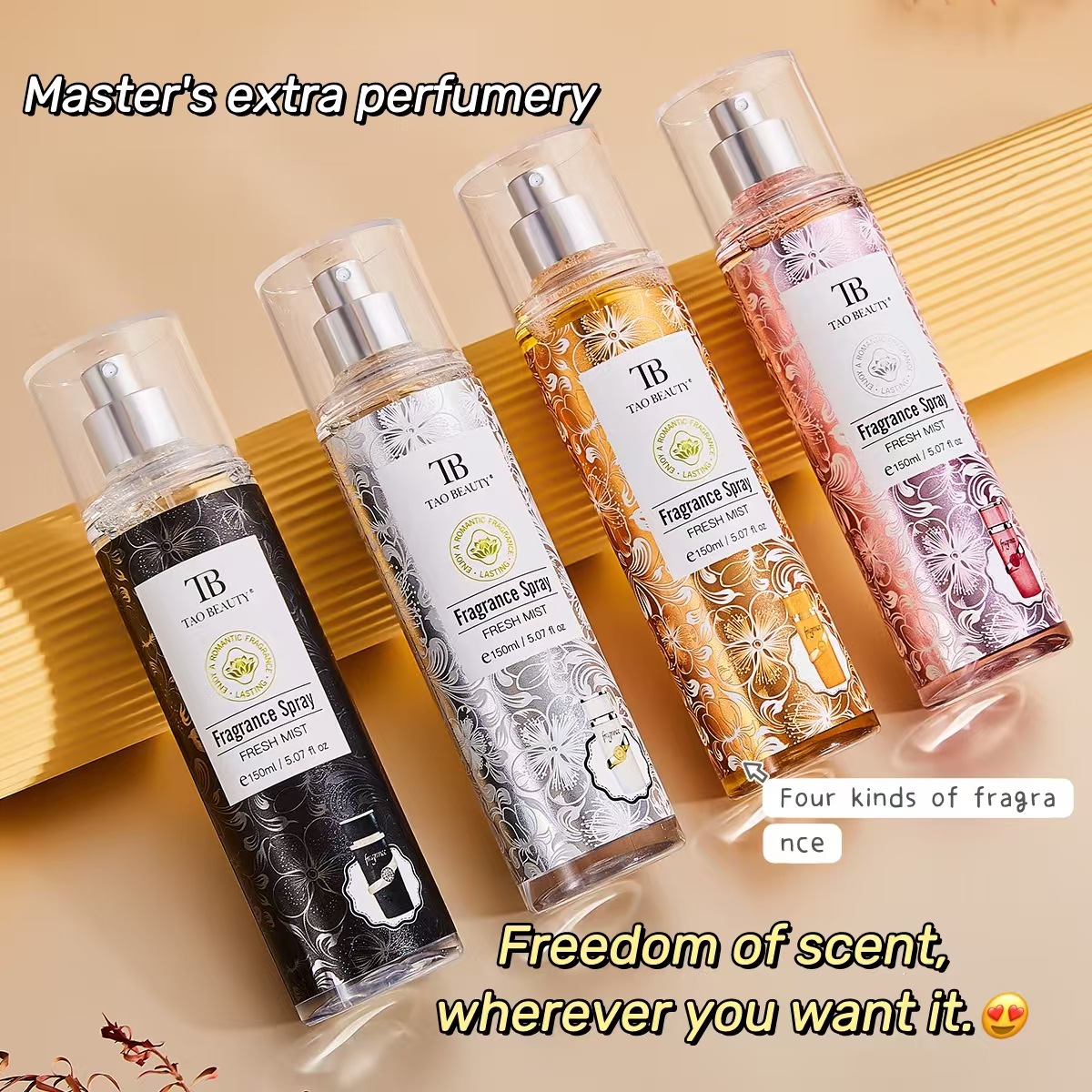【 Cross-border Exclusive 】Tao Beauty Fragrance Spray Amazon Export Bestseller, Long-lasting Fragrance and Atmosphere full figure