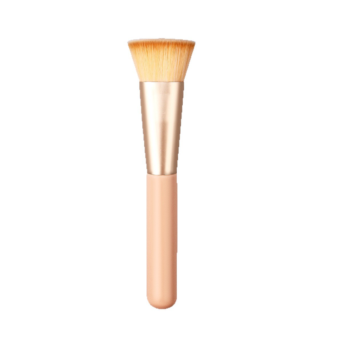 Single flat-head foundation brush, facial contouring brush, beginner makeup tools, blush brush, portable beauty tools wholesale Item Picture