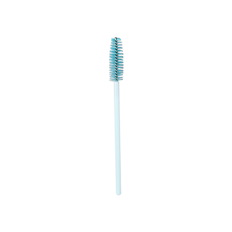 New solid-color disposable mascara brush, crystal colored eyelash curl comb, eyelash extension tool, spiral eyebrow comb Item Picture