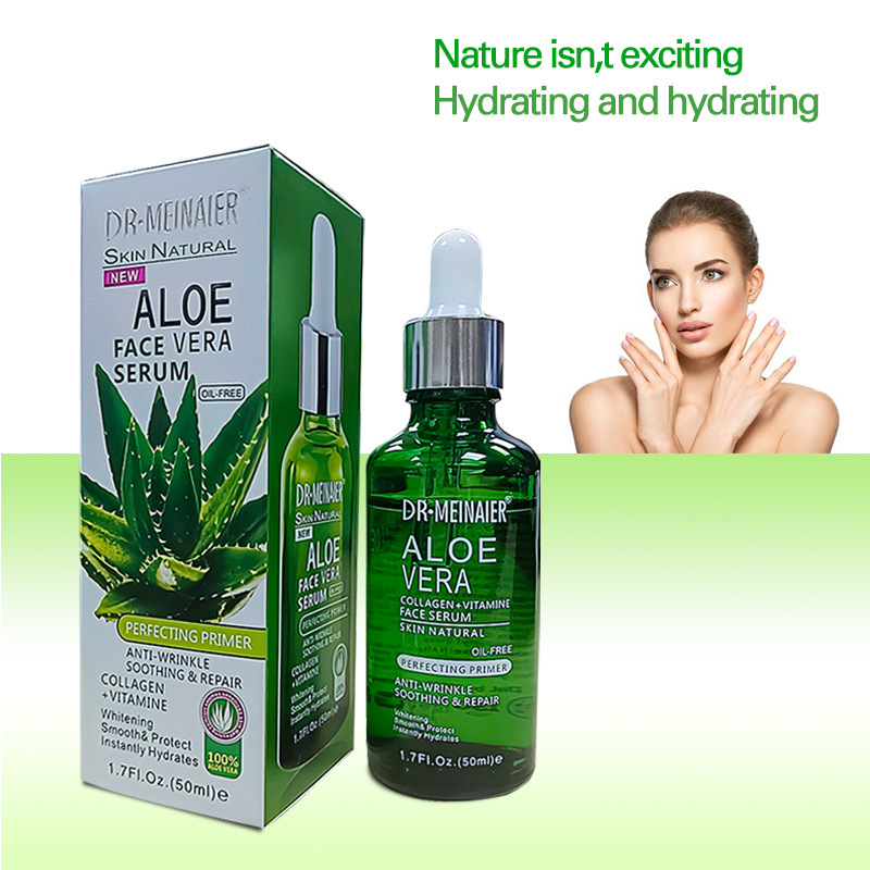 Cross-border Aloe Vera Facial Care and skin care set, hydrating and moisturizing essence, Nourishing and repairing cream, toning skin wholesale details Picture