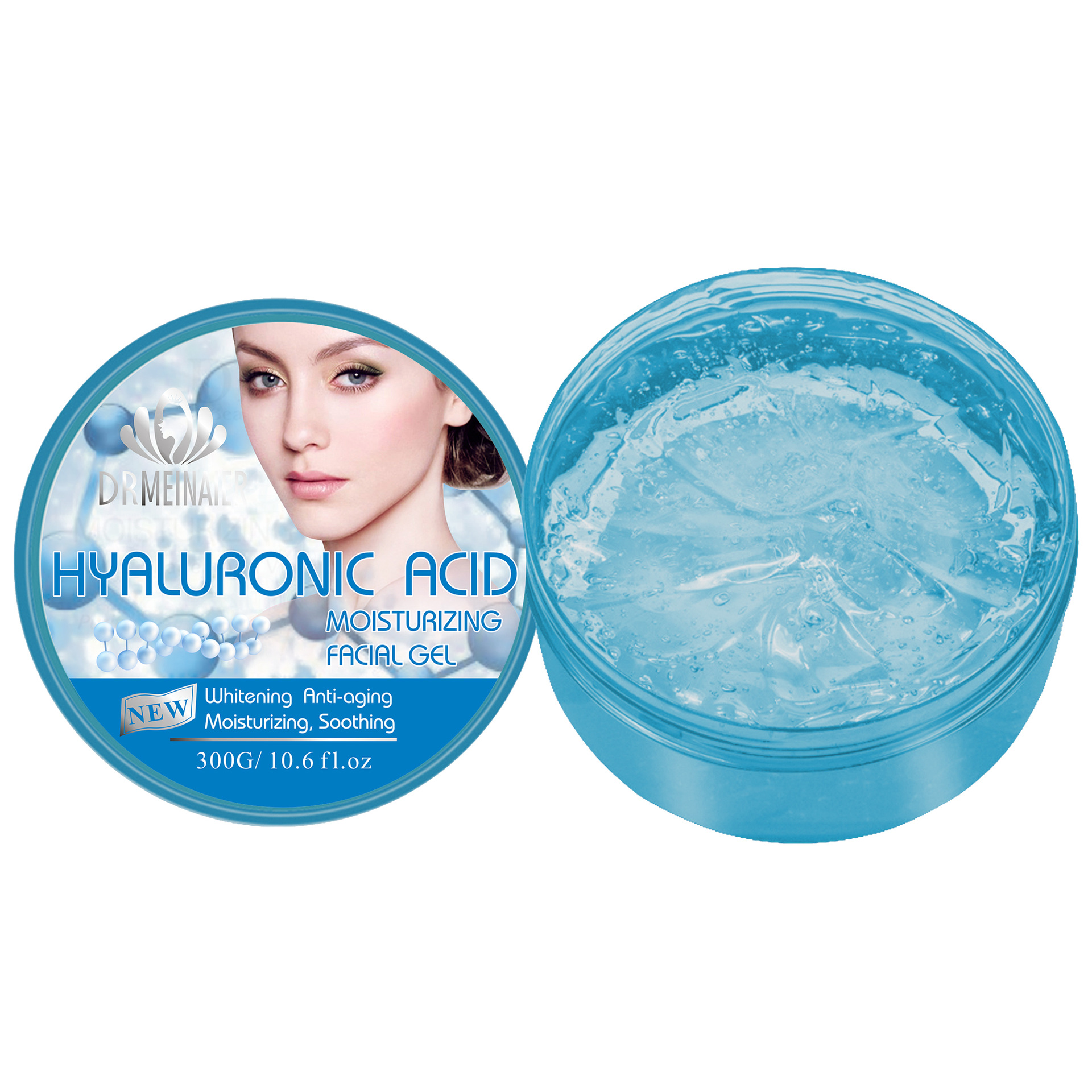 Cross-border VE Gel Moisturizing and brightening Carrot Gel Soothing and Repairing leave-in Mask to Shrink pores, 300g for export wholesale Specification drawing