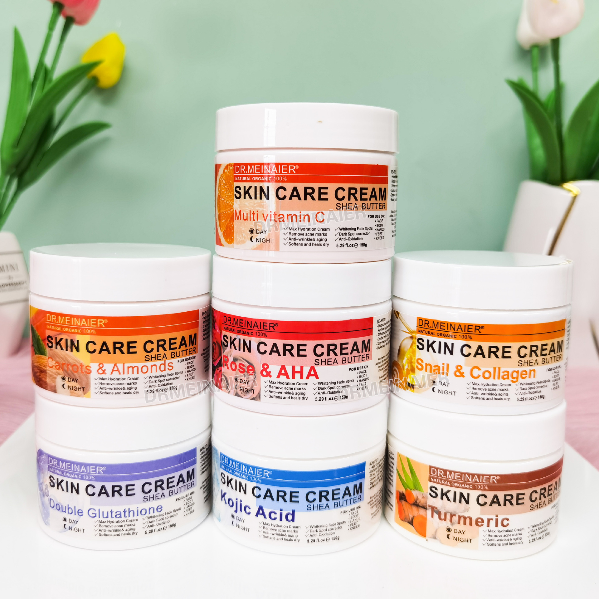 Cross-border Koji Acid Face Cream 150g Vitamin C Moisturizing Cream nourishes, moisturizes, darkens, soothes, tightens, brightens, repairs and hydrates details Picture