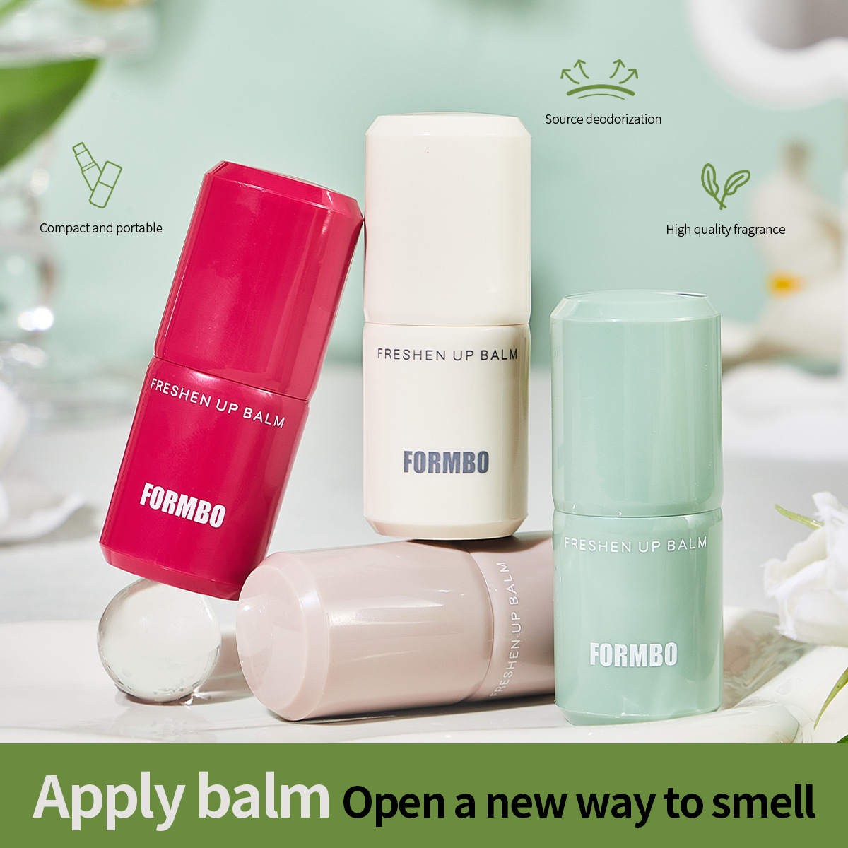 Wholesale of four types of solid fragrance body pastes: cross-border exclusive, long-lasting, natural, light fragrance, compact and portable Specification drawing