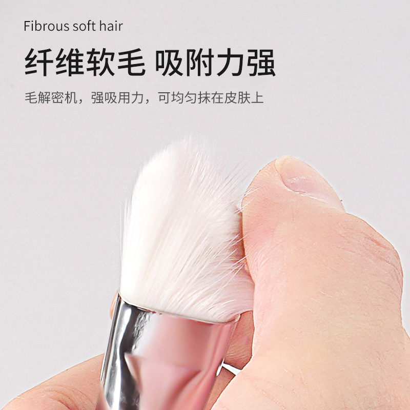 Single mask brush with soft bristles, white, DIY and homemade mud mask brush for beauty salons, portable beauty tool wholesale Specification drawing