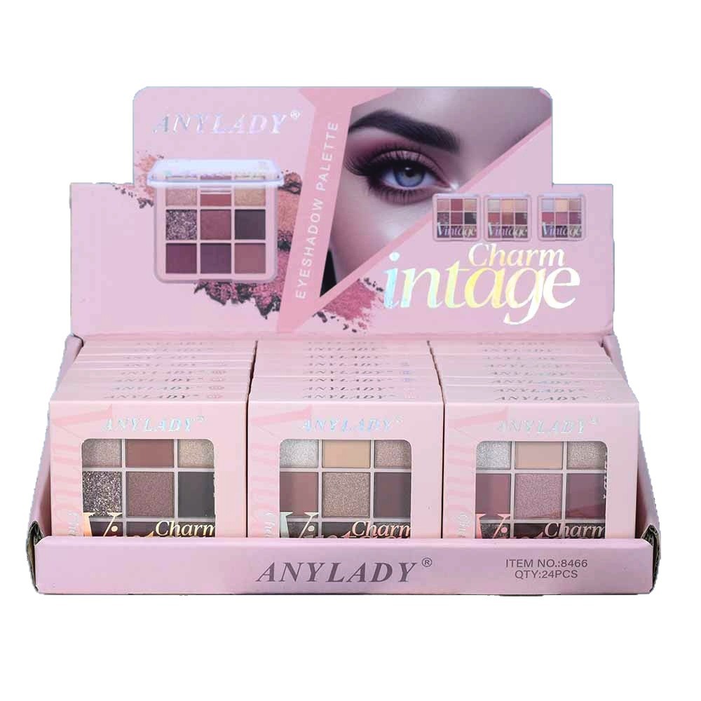 The new 8466 nine-grid EYESHADOW is only exported for foreign trade. [ANYLADY] Pearl matte Eyeshadow Item Picture