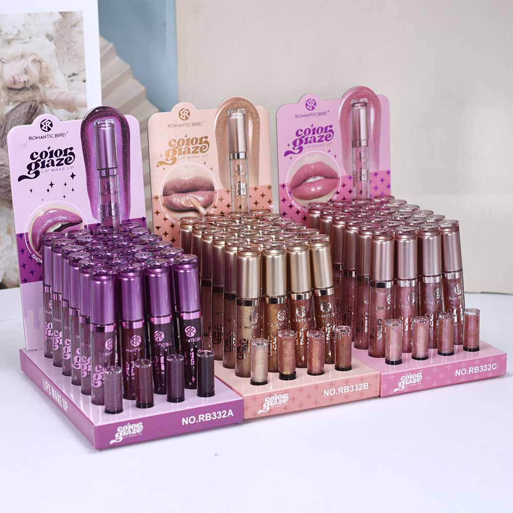 ROMANTIC BIRD's New Sparkling Lip Gloss RB332, Shining Lip Gloss 2025 full figure