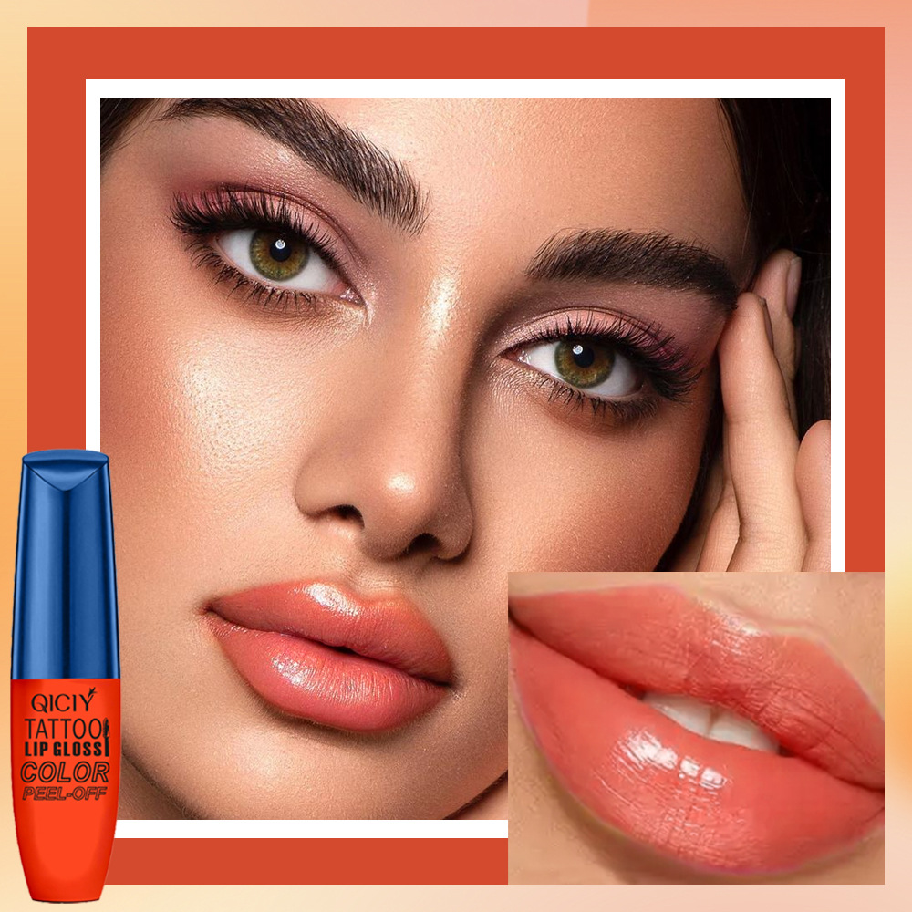 Cross-border QICIY+ 3-color peel-off lip gloss set, non-fading and non-sticking cup peel-off lipstick lip gloss FDA wholesale Application Scenario