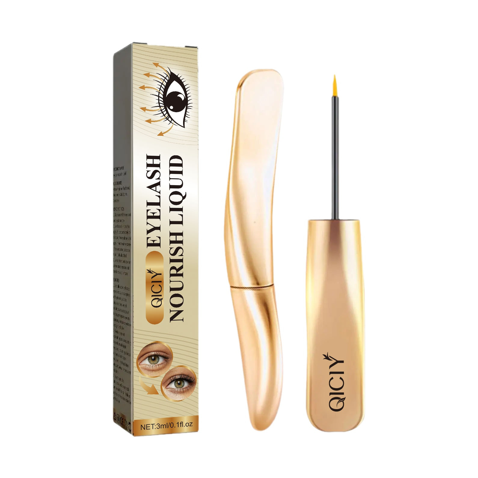 QICIY Cross-border eyelash Liquid is gentle and non-irritating. New and old packaging for eyelash repair and nourishment will be randomly dispatched Item Picture