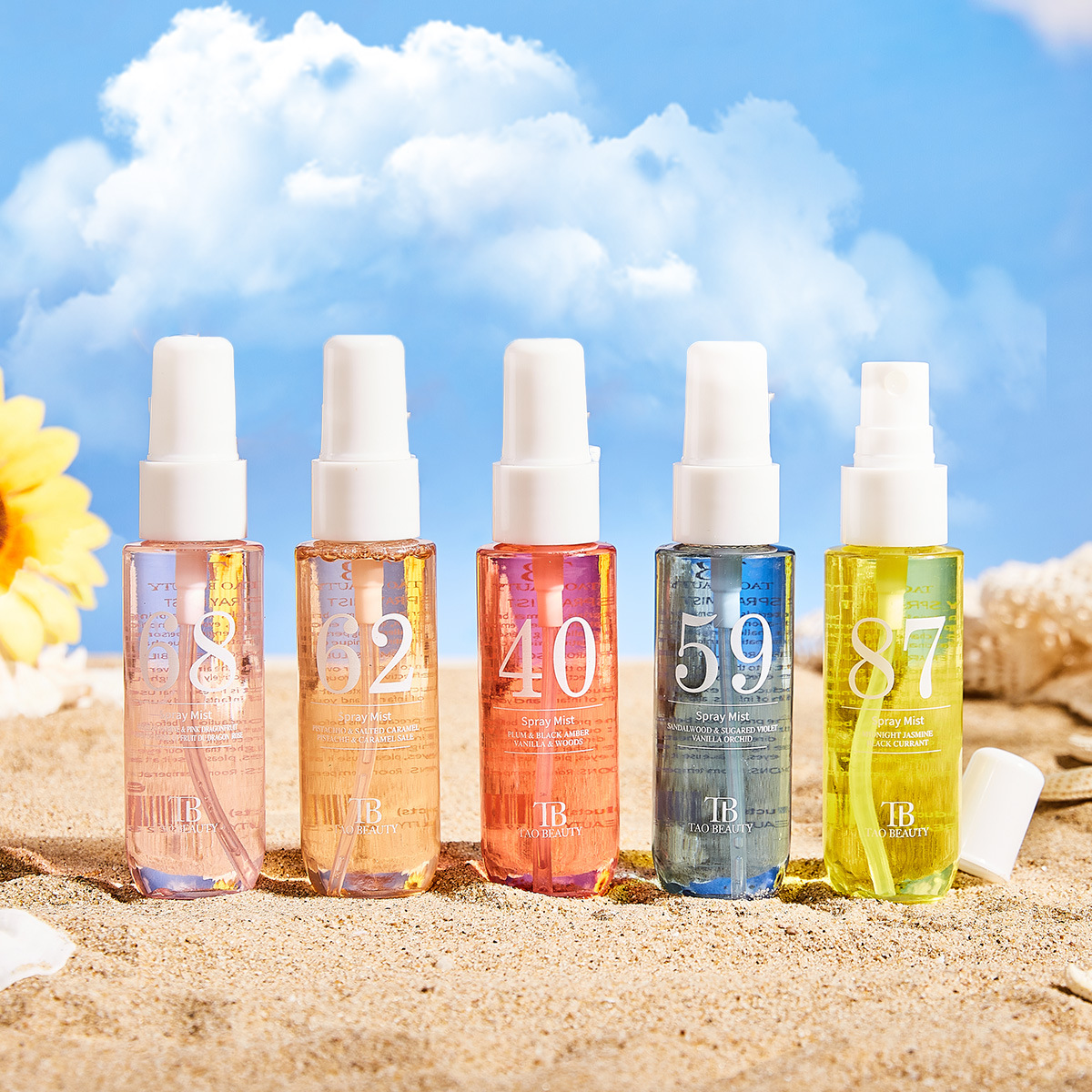 Cross-border exclusive Tao Beauty Digital Perfume Set, Alcohol-free Brazilian Body and Hair Long-lasting Fragrance Specification drawing
